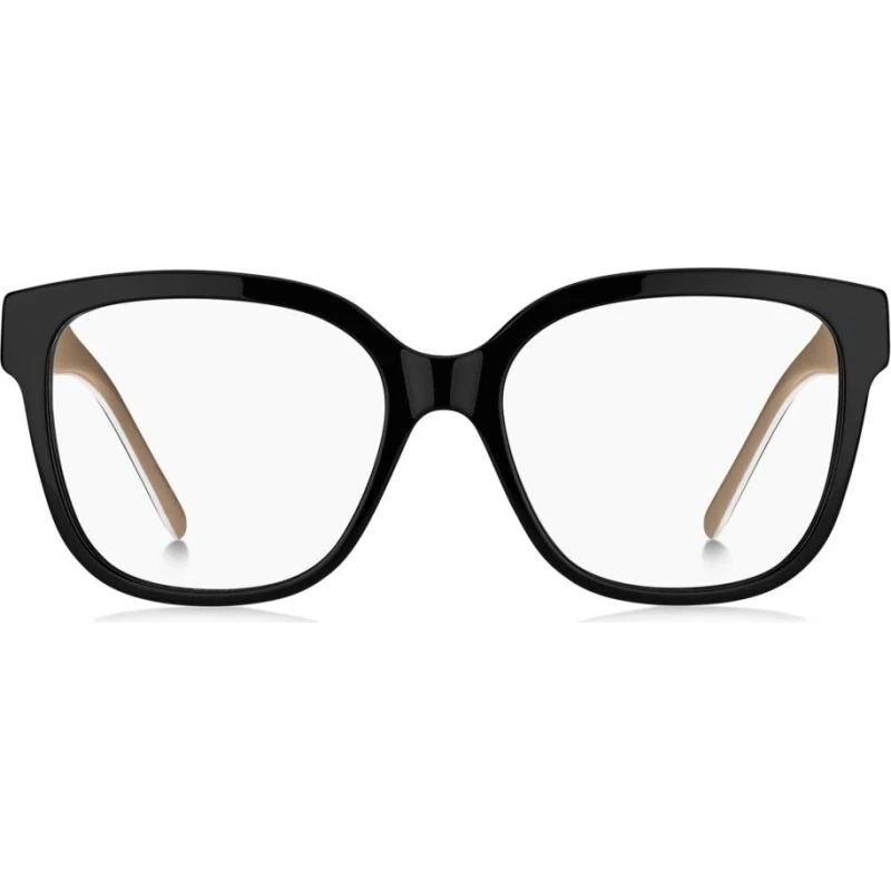 Boss 1456 Gafas de Vista Mujer Rectangulares en Negro