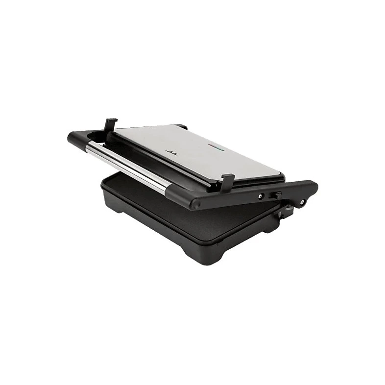 Grill Jata JEGR1183 1500W con Placas de 26 x 16,5 cm - Plata/Negro