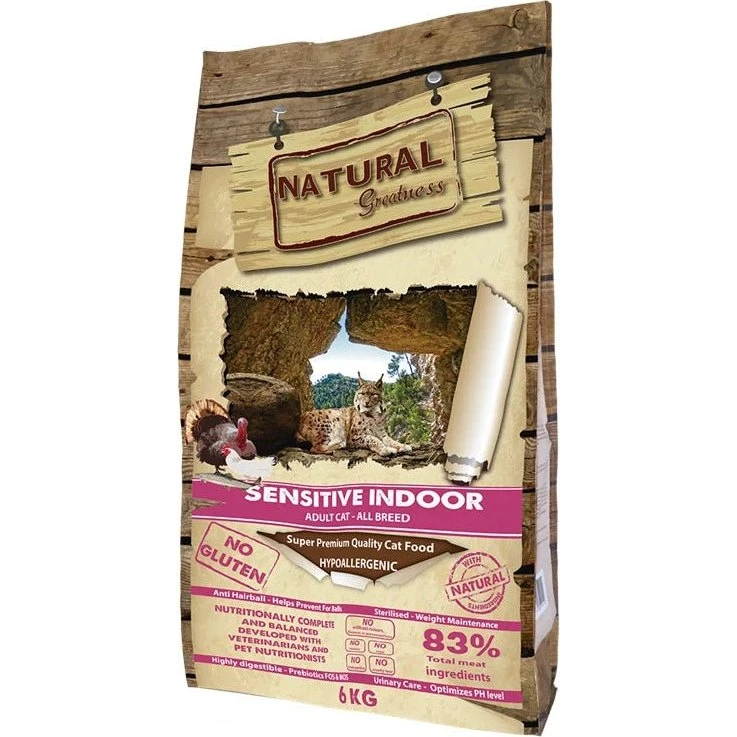 Natural Greatness Cat Sensitive Indoor 6 kg