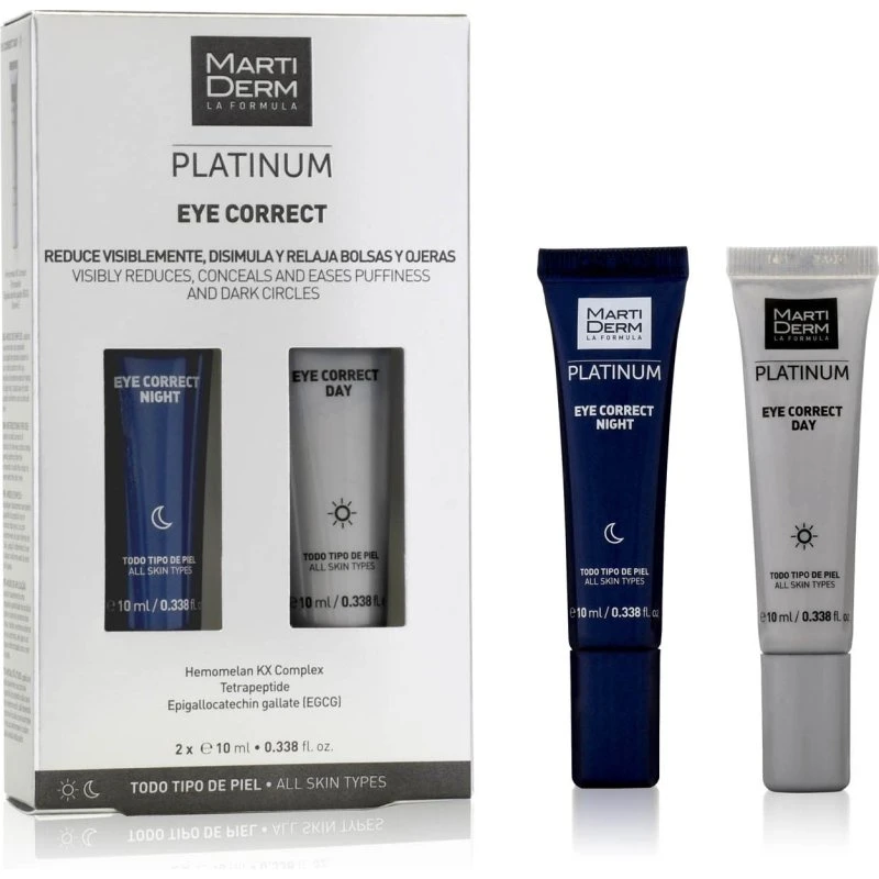 Martiderm Platinum Eye Correct Día y Noche (2 x 10ml)