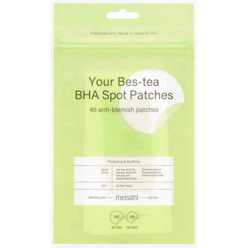 Meisani Your Bes-Tea BHA Spot Patches - 45 unidades