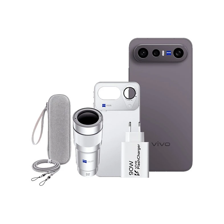 Vivo X300 FE Bundle, Luxe Black, 512 GB, 12 GB RAM, 6.31" AMOLED
