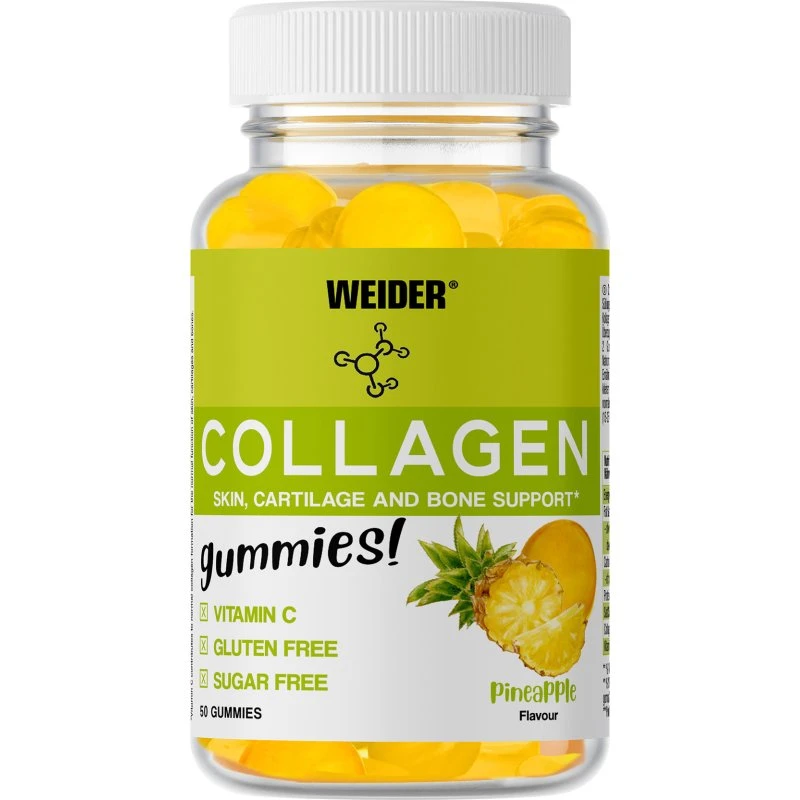 Weider Colágeno Gummies Sabor Piña