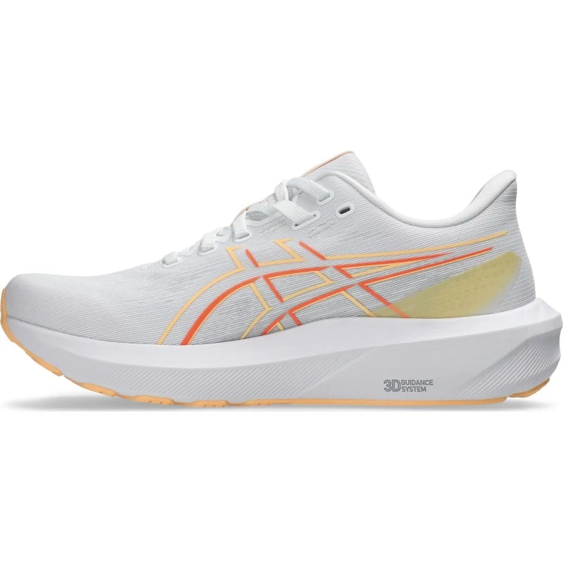ASICS Zapatillas de running GT-1000 15 para mujer - Blanco/Naranja