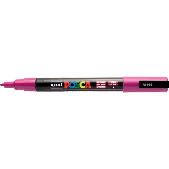 POSCA PC-3M Rotulador Fucsia Punta Redonda 0,9-1,3 mm