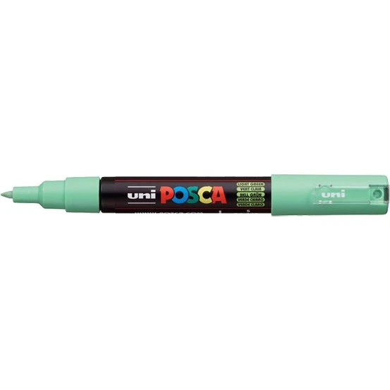 POSCA PC-1MC Rotulador Verde Claro Punta Cónica 0,7-1 mm