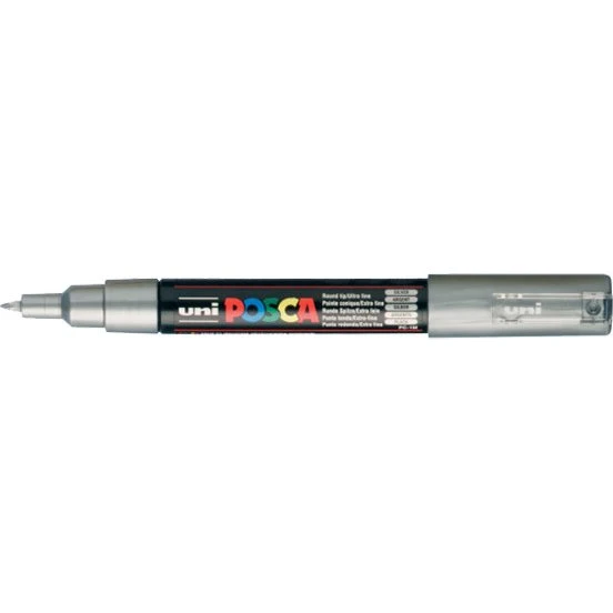 POSCA PC-1MC Rotulador Plata Punta Cónica 0,7-1 mm