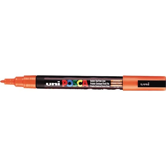 POSCA PC-3M Rotulador Naranja Oscuro Punta Redonda 0,9-1,3 mm