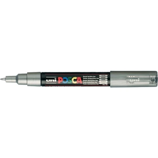 POSCA PC-3M Rotulador Plata Punta Redonda 0,9-1,3 mm