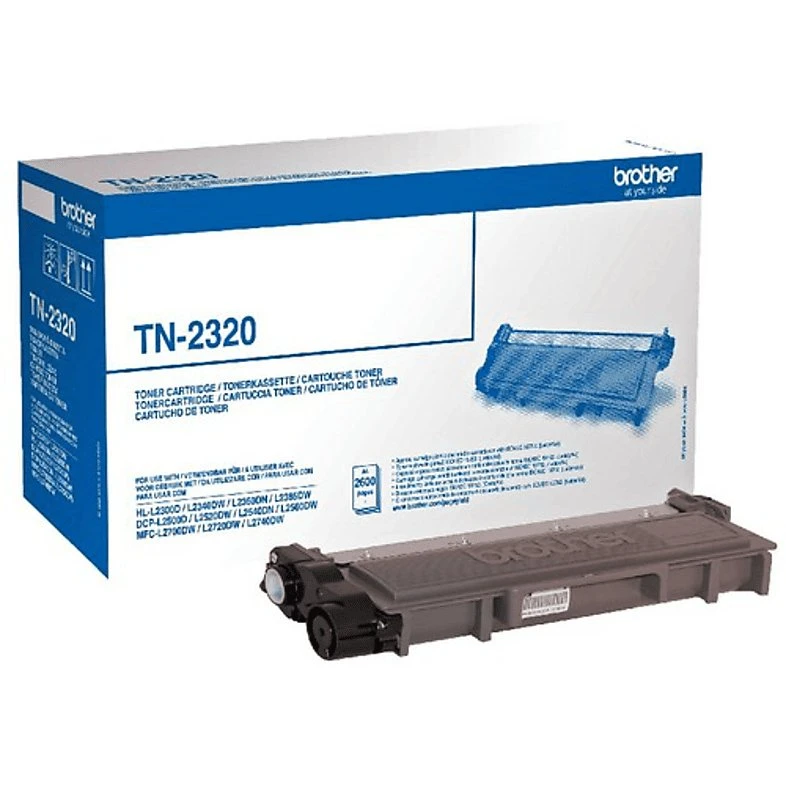 Brother TN2320 Tóner Negro XL - 2600 Páginas