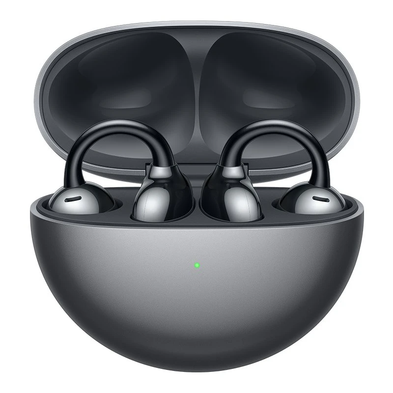HUAWEI FreeClip con Estuche de Carga Inalámbrica - Negro