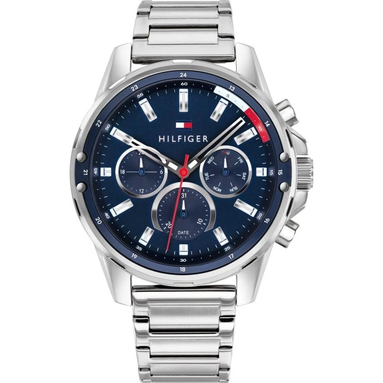 Tommy Hilfiger Mason 1791788 Acero 45mm Azul