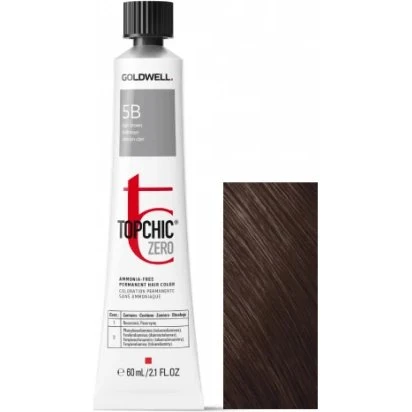 Goldwell Topchic Zero 5B Tinte Permanente Sin Amoníaco 60ml