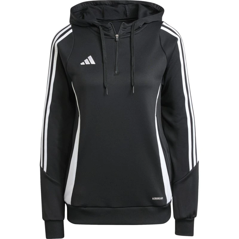 Adidas Sudadera con Capucha Tiro 24 para Mujer - Negro/Blanco