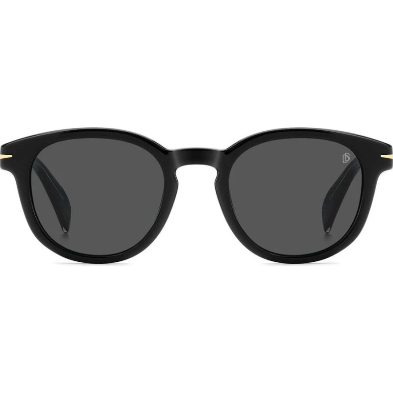 David Beckham DB 1198/S Gafas de Sol Pantos Negro/Gris 50mm