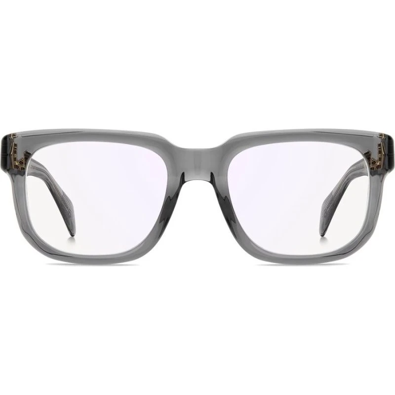 David Beckham DB 7156 Gafas de Vista Rectangulares para Hombre - Gris