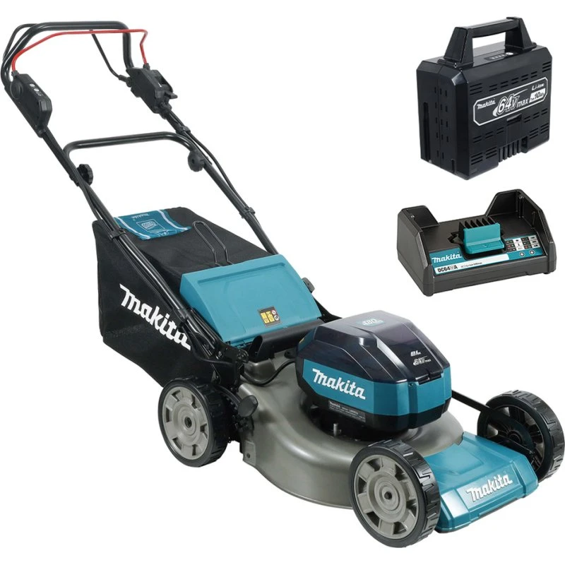Makita LM004JB101 Cortacésped 64Vmax BL 530mm Tracción