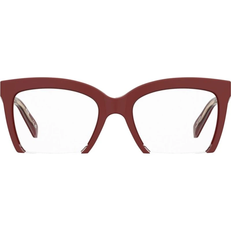 Moschino MOS654 Gafas de Vista Ojo de Gato Rojas para Mujer