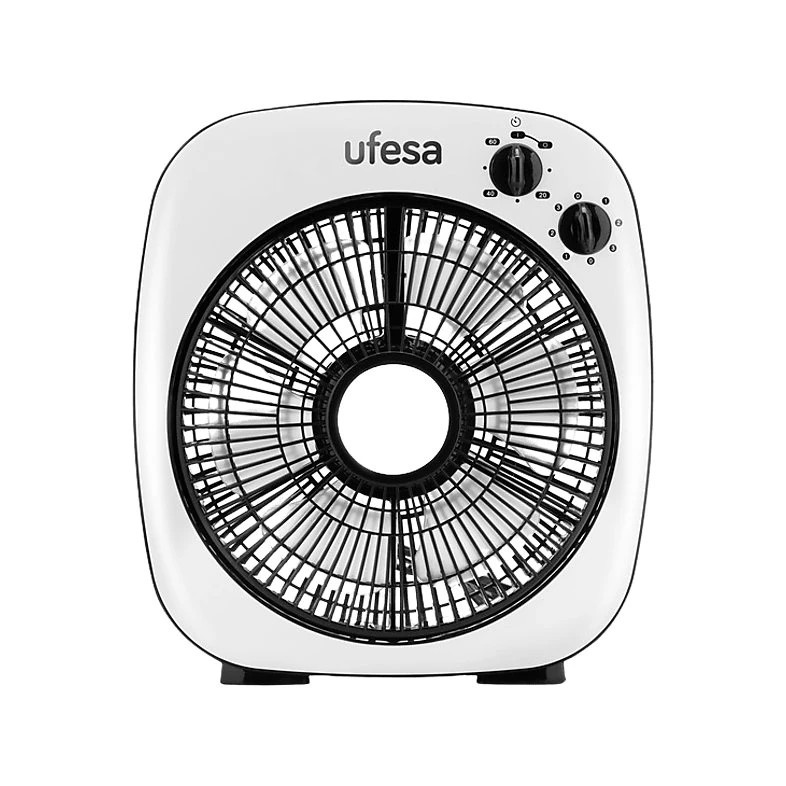 Ventilador de sobremesa Ufesa BF5030, 50W, 3 velocidades, Blanco