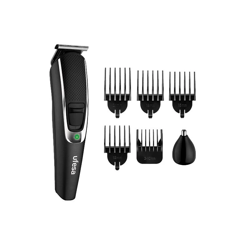 Ufesa Sunset Multigroomer 7 en 1 - Recortador Corporal y Facial Negro