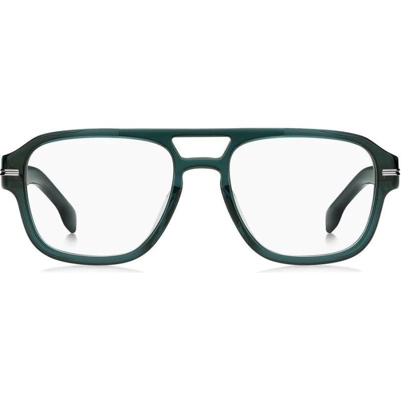 Boss 1854/G Gafas de Vista Cuadradas Verdes para Hombre