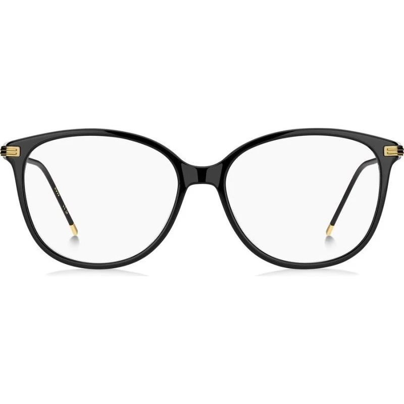 Boss 1863 Gafas de Vista Redondas para Mujer - Negro