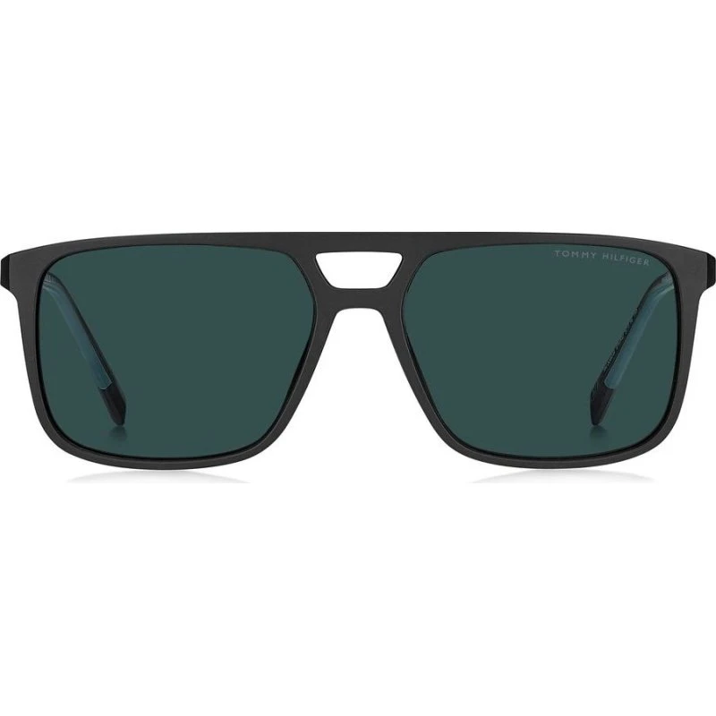 Tommy Hilfiger Gafas de Sol TH 2280/S Cuadradas para Hombre - Negro