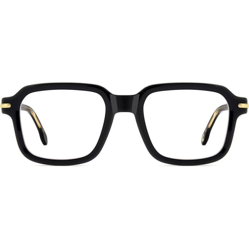 Carrera 370 Gafas de Vista Hombre Negras Cuadradas 51mm