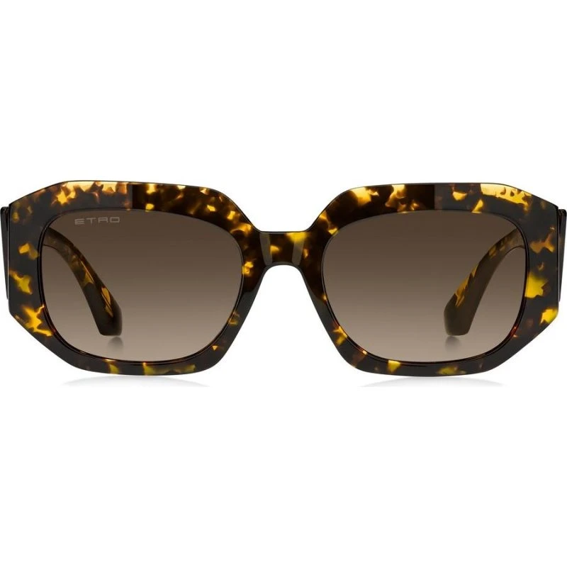 Etro 0123/S Gafas de Sol Geométricas Marrón Habano Mujer