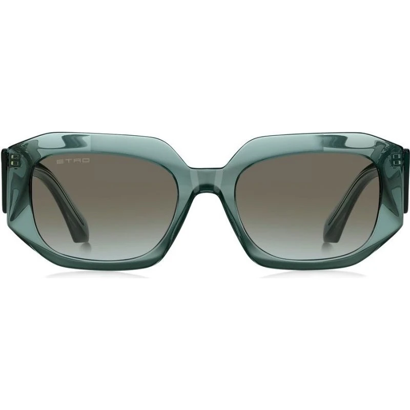 Etro Etro 0123/S Gafas de Sol Geométricas Verdes para Mujer