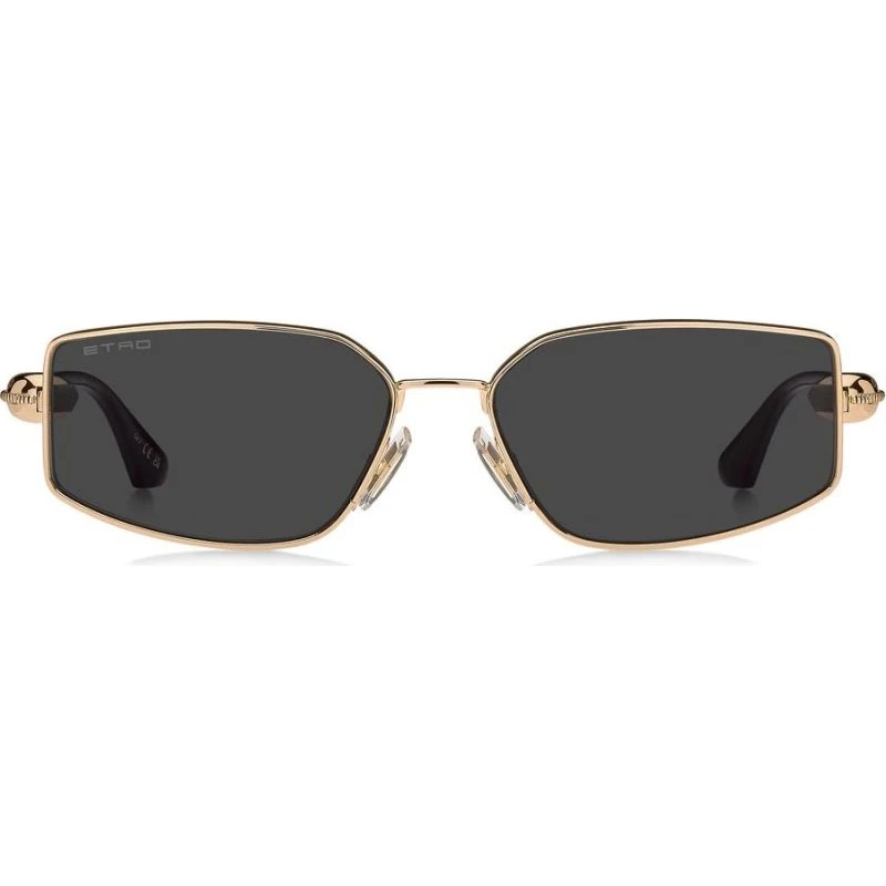 Etro 0137/S Gafas de Sol Mujer - Montura Oro Rosa y Lentes Grises