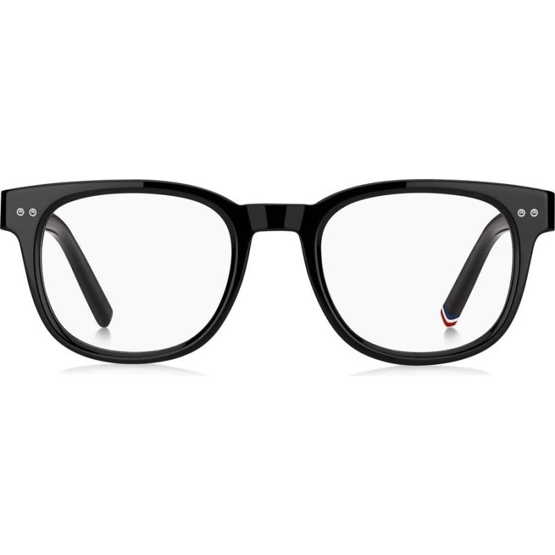 Tommy Hilfiger TH 86 Gafas de Vista Redondas para Hombre - Negro