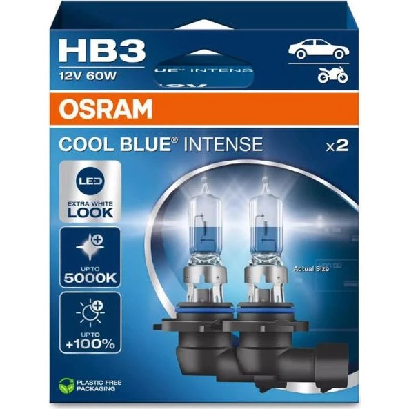 Osram Cool Blue Intense HB3 9005CBN 2U