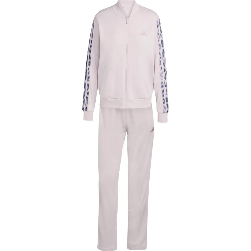 adidas Chándal 3-Stripes Leopard Print Violeta Mujer - XS
