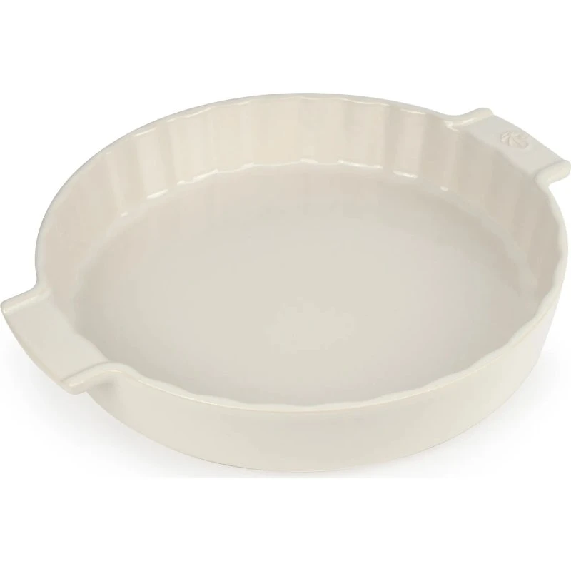 Peugeot Molde para Quiche Appolia de Cerámica de 28 cm, Blanco