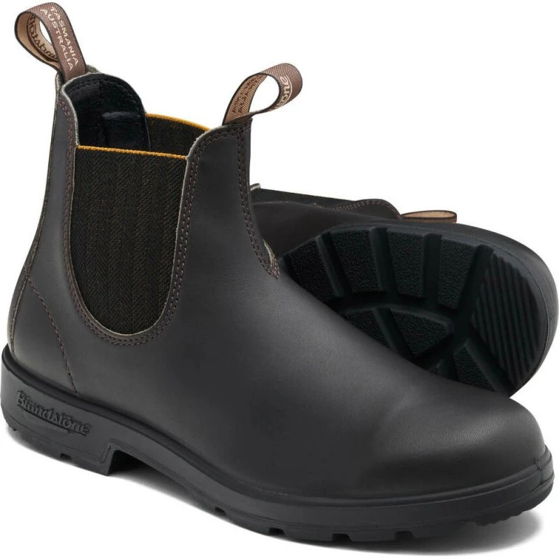 Blundstone 2403 Botas Chelsea Marrón con Elástico Mostaza