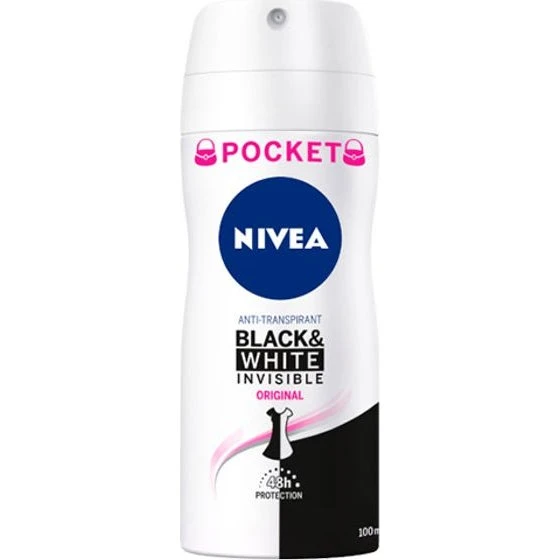 Nivea Black & White Invisible Spray 100 ml