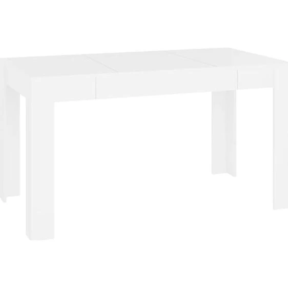 HKH Mesa de comedor 140x74 madera ingeniería envejecida