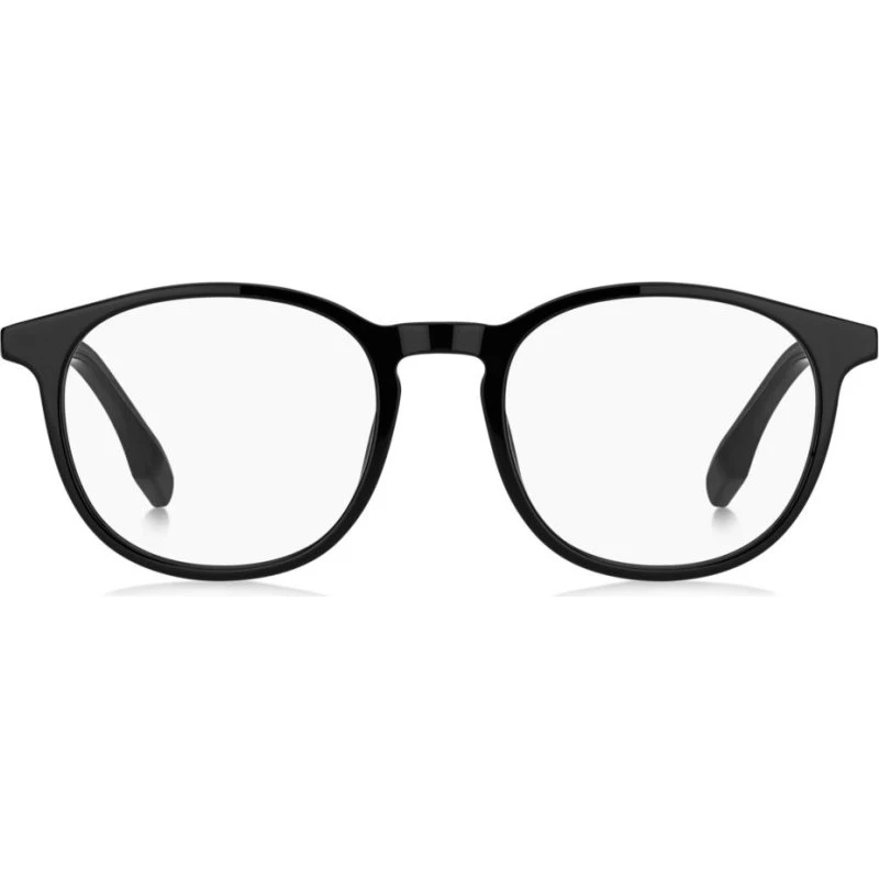 Boss 1683 Gafas de Vista Redondas Unisex en Acetato Negro
