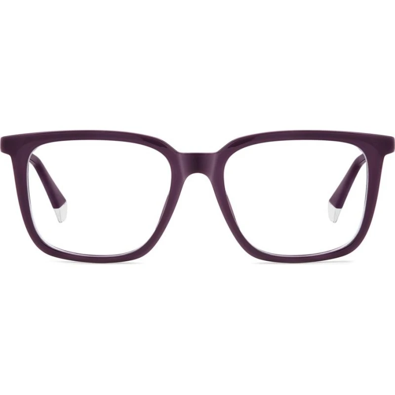 Polaroid PLD D565 Gafas de Vista Rectangulares Rojas para Mujer