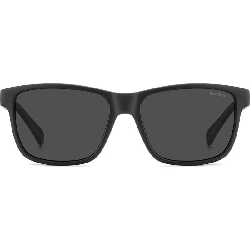 Polaroid Junior PLD 8067/S Gafas de Sol Rectangulares Negras