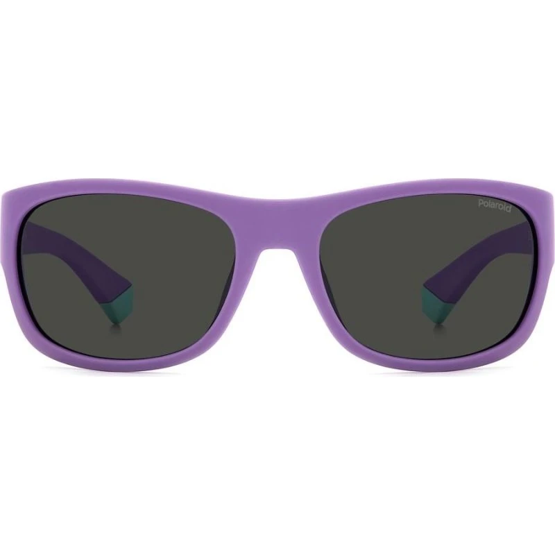 Polaroid Junior PLD 8064/S Gafas de Sol Violeta Cuadradas Polarizadas