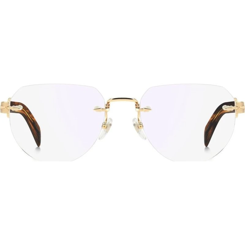 David Beckham DB 7145 Gafas de Vista Piloto Hombre Marrón y Oro