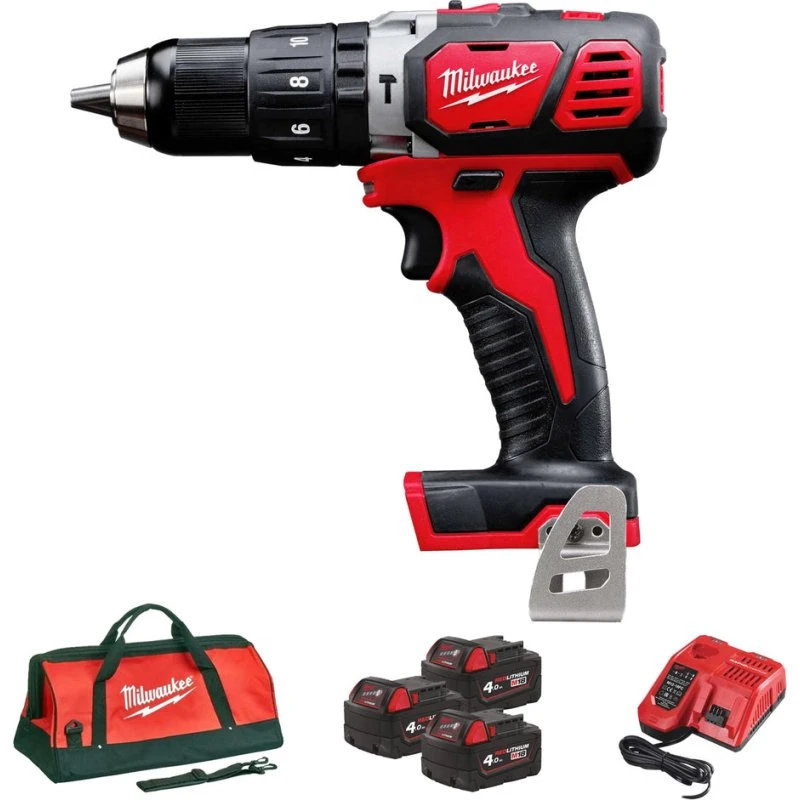 Milwaukee M18 BPD-403C 18V 4Ah Taladro Percutor