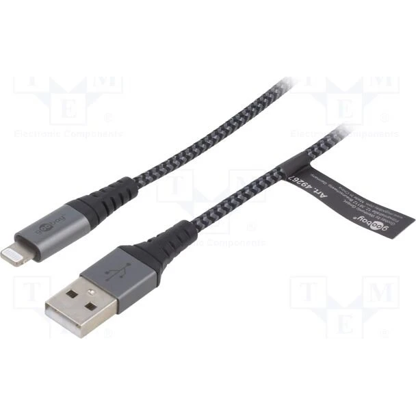 GOOBAY Cable USB-A a Lightning 0,5 m