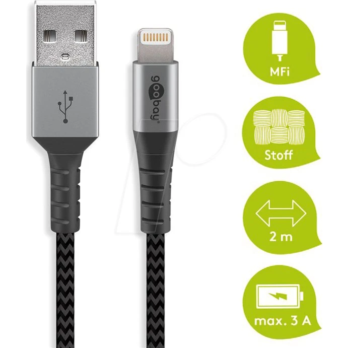 Anker Cable USB-A a Lightning 2m MFi