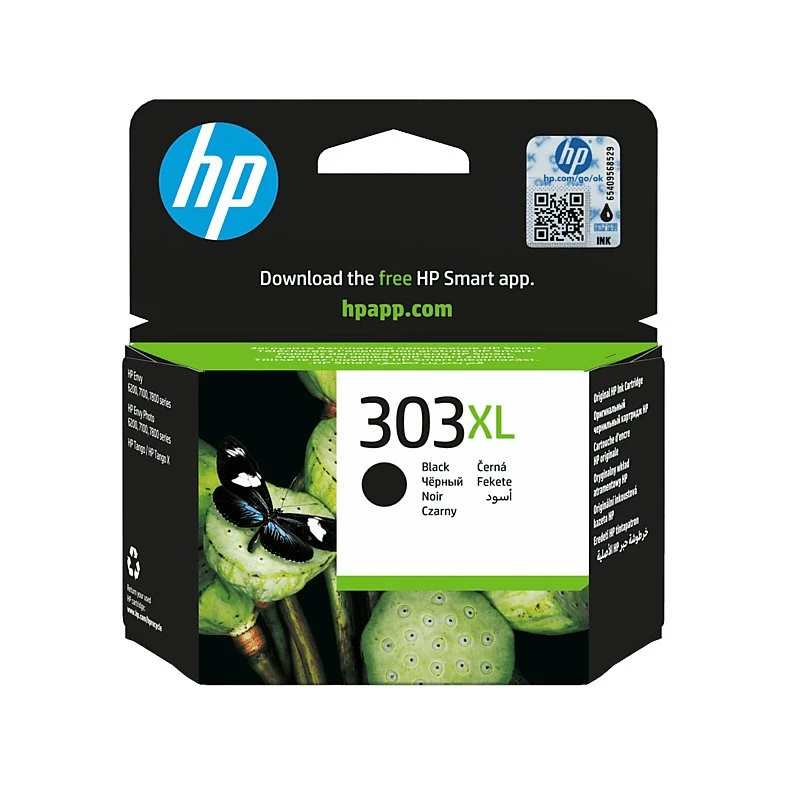 Cartucho de Tinta HP 303XL Negro T6N04AE Original