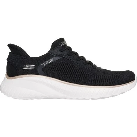 Skechers Slip-ins BOBS Sport Squad Chaos Negro Blanco Mujer - 40