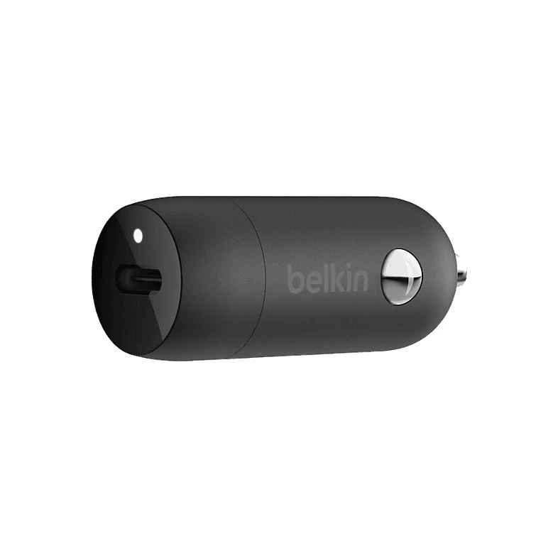 Belkin Cargador de Coche USB-C 30W con Tecnología PPS - Negro