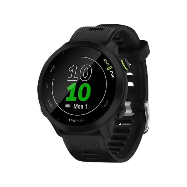 Garmin Forerunner 55 Reloj Deportivo Negro - GPS y Frecuencia Cardíaca